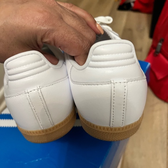Adidas Samba White and Gum Sneakers - Picture 5 of 7